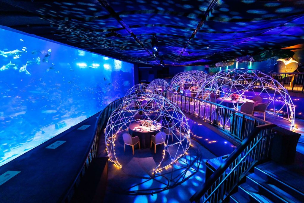 SEA Aquarium Dome Dining