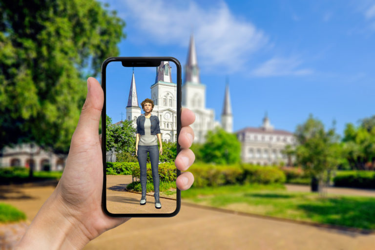 Beautiful Saint Louis Cathedral in the French Quarter in New Orleans, Louisiana.